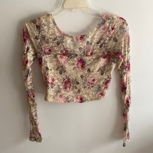 Floral crop top